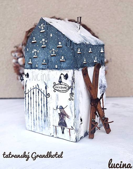 Dekorácie - "Tatranský Grandhotel" (predaný) - 18010362_