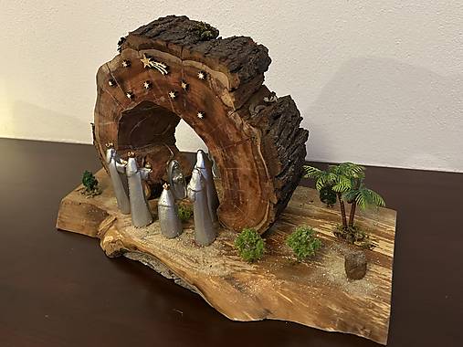 Svietidlá - Betlehém strieborné figúrky. - 18010310_