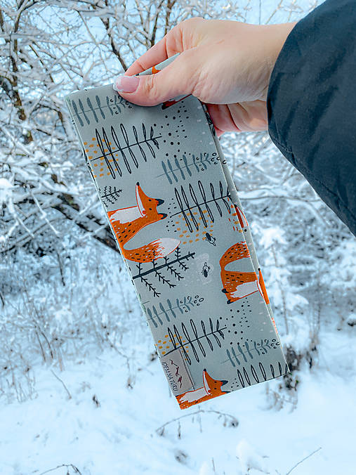 Čiapky, čelenky, klobúky - Voľnočasová čelenka: LIŠIAČIK - 18007965_