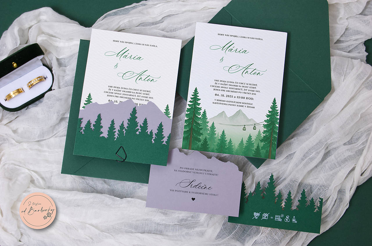 Svadobné oznámenie D#52