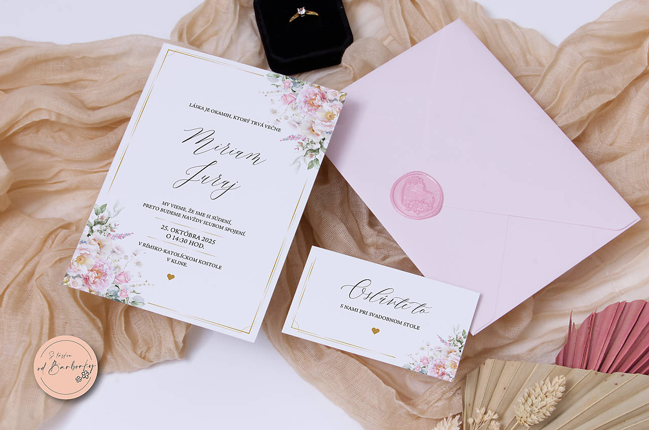 Svadobné oznámenie D#55