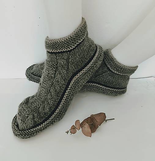 Ponožky, pančuchy, obuv - Objednávka papuče č. 48 - 18008439_