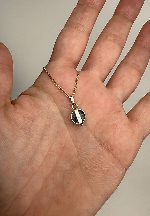 Zlatý 585/1000 prívesok s riečnou perlou