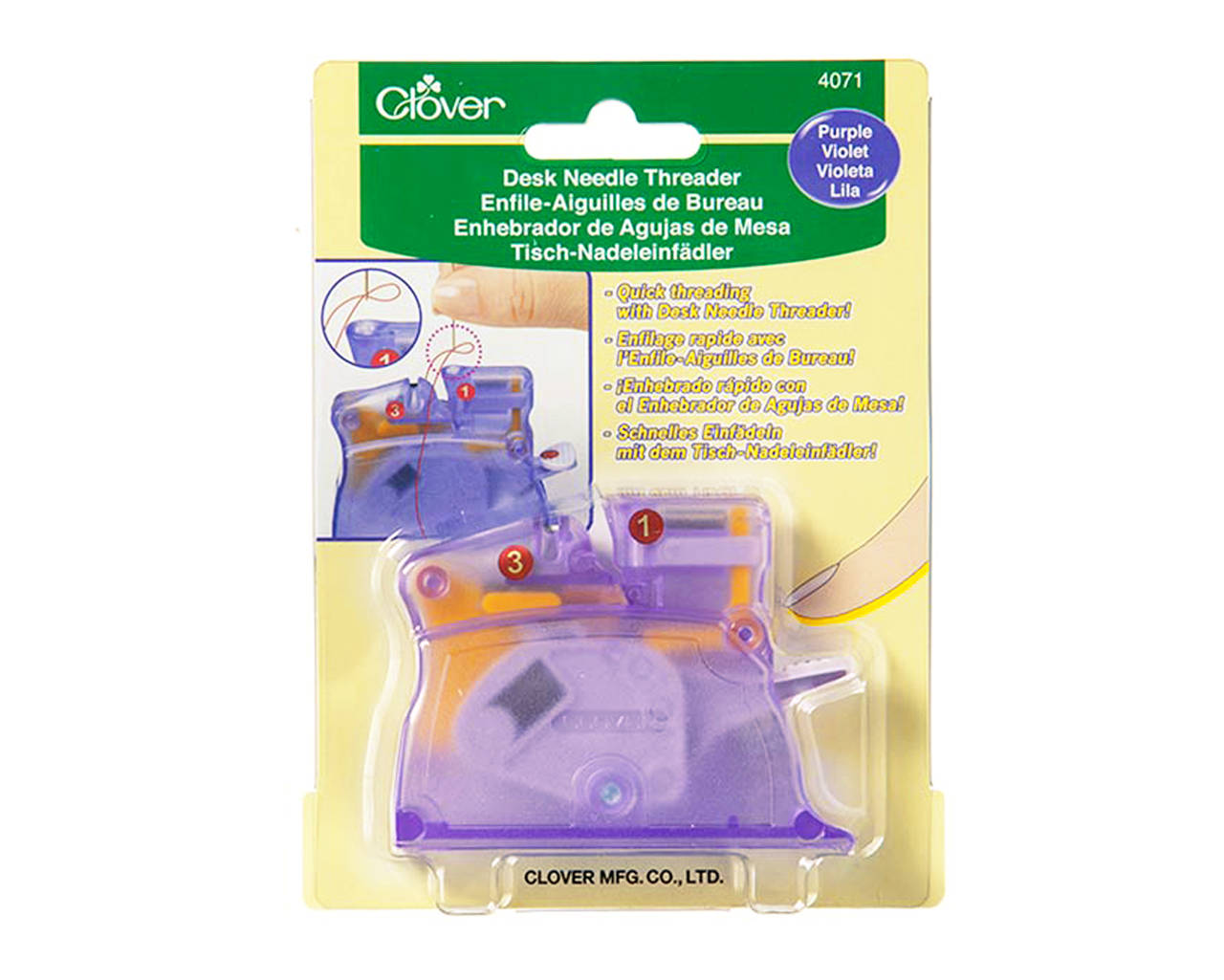 Navliekač nití Purple, Clover (4071)