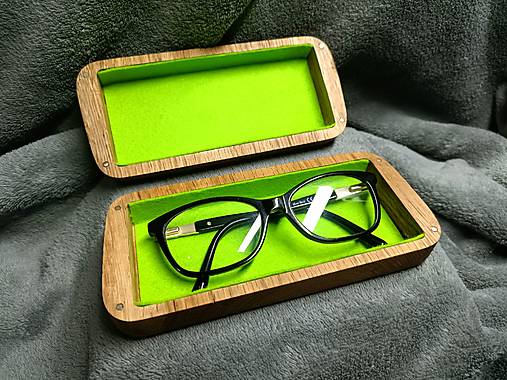 Taštičky - Puzdro na okuliare Dub - 18009391_