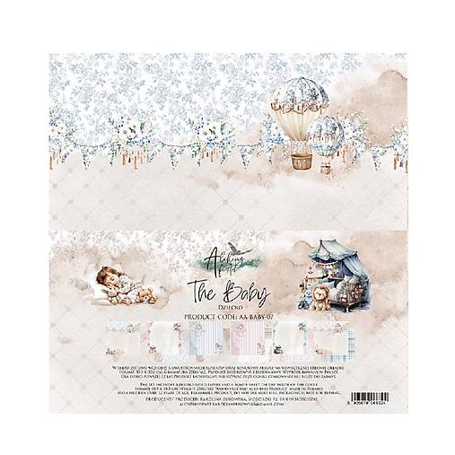 Papier - Scrapbook papier 12x12 The Baby - 18013174_