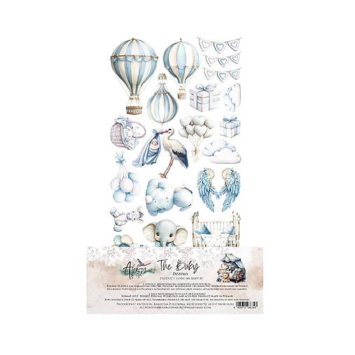 Papier - Scrapbook papier 6x12 The Baby - Boy - 18013446_