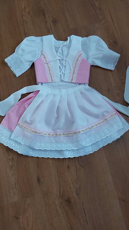 Detské oblečenie - Krásny ružový kroj na 5-6 rokov, ihneď k odberu - 18011995_