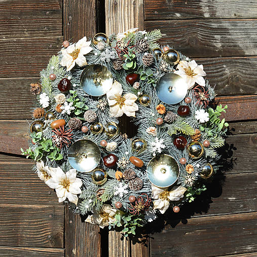 Dekorácie - Adventný veniec - 18013236_