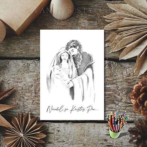 Vymaľuj si pohľadnicu - Vianoce