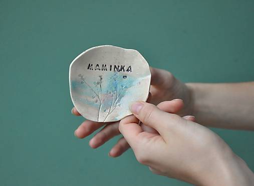 Nádoby - Miska mini perzonalyzovaná "MAMIKNKA" - 18012353_