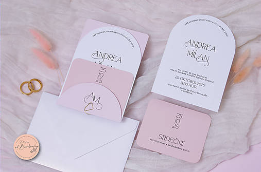 Svadobné oznámenie D#56