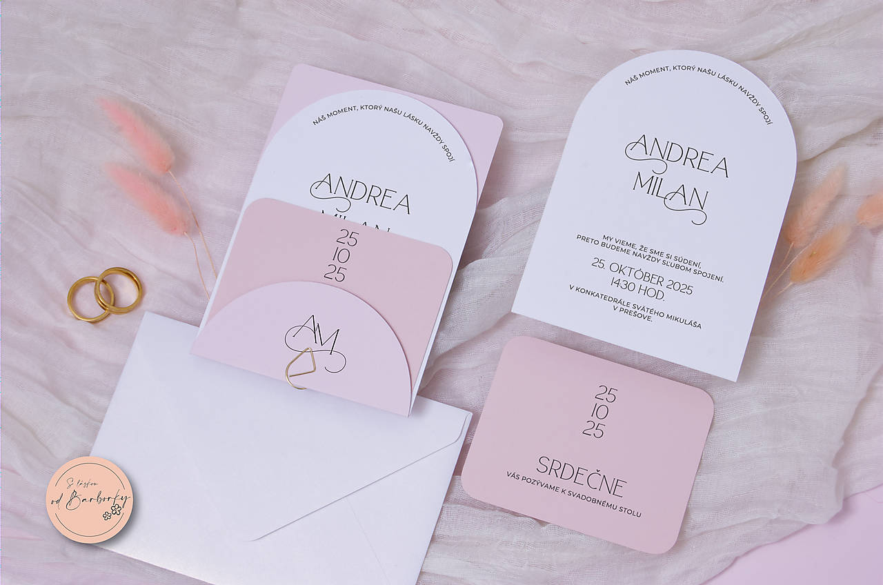 Svadobné oznámenie D#56