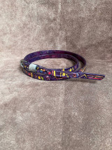 Opasky - Opasok - falový s abstraktním vzorem - užší - 18013941_