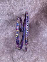 Opasky - Opasok - falový s abstraktním vzorem - užší - 18013943_