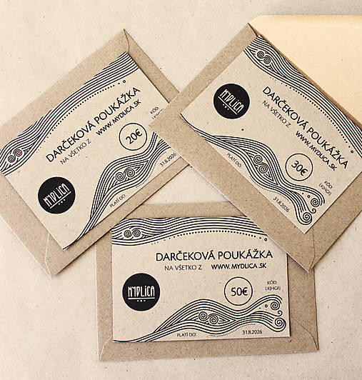 Darčeková poukážka 20€