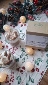 Sviečky - Šľahaná sójová sviečka Caramel coffee - 18013966_