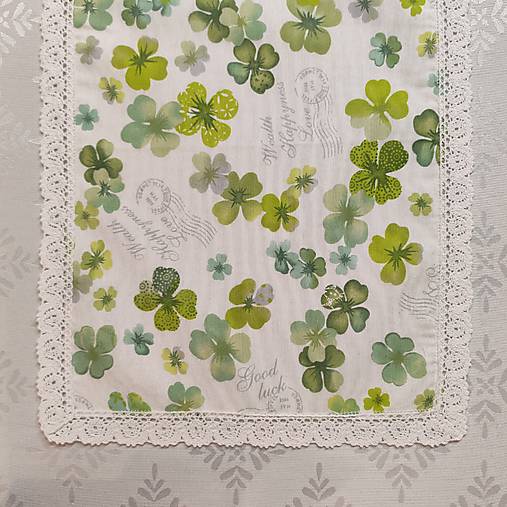 Úžitkový textil - Obrus Štvorlístky - 18015963_