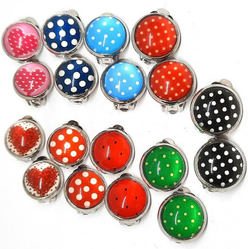 Klipsne BODKY 12mm (čierna)