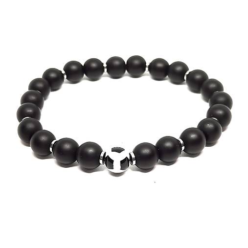 Náramok FUTBAL +ónyx a hematit