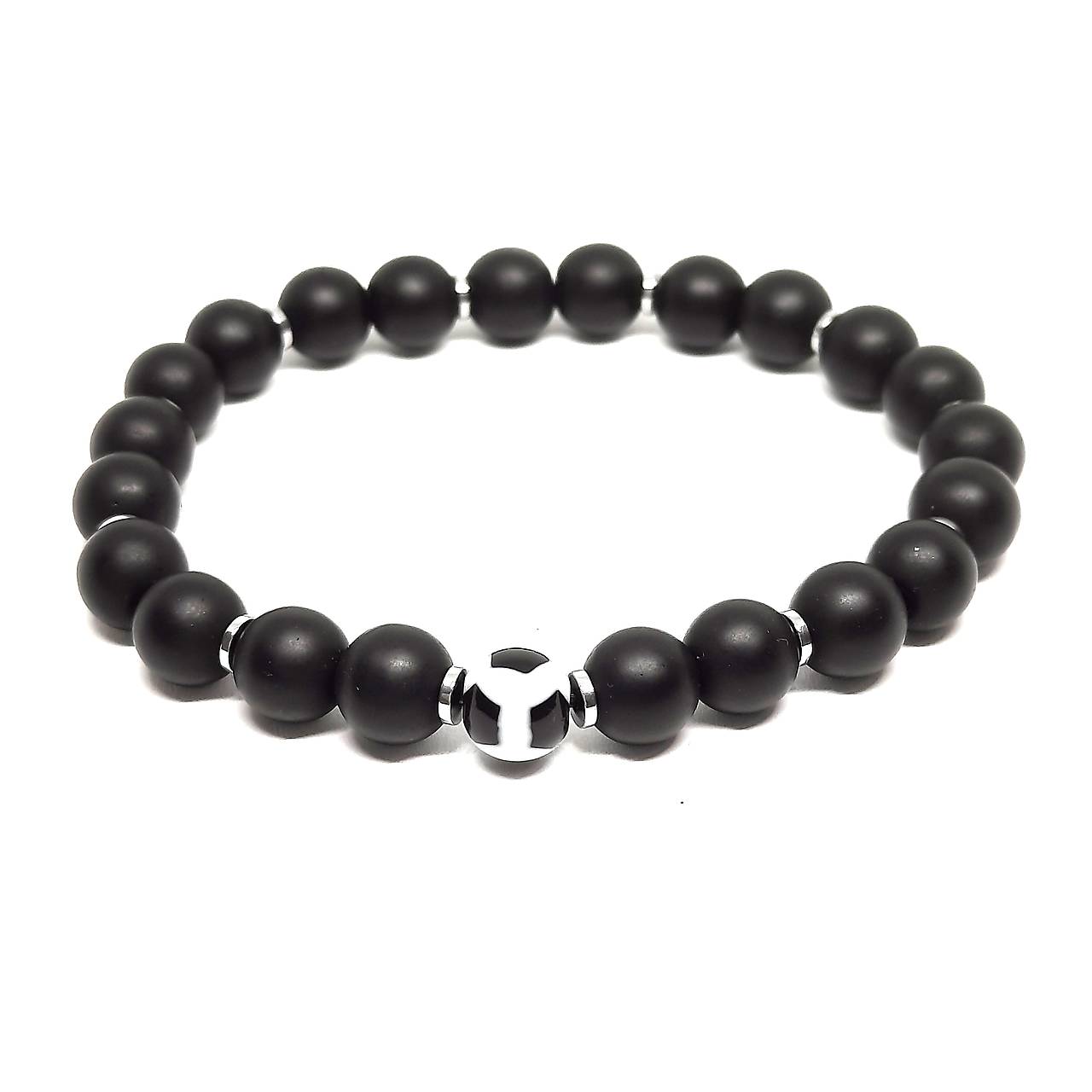 Náramok FUTBAL +ónyx a hematit