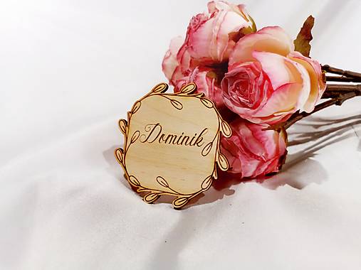 Úložné priestory & Organizácia - Svadobná menovka - 18014494_