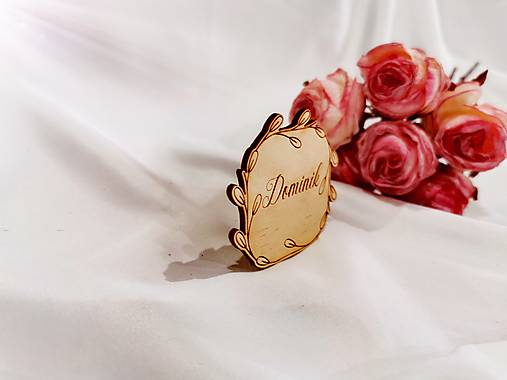 Úložné priestory & Organizácia - Svadobná menovka - 18014499_