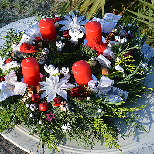 Dekorácie - Adventný veniec - 18014208_