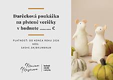 Dekorácie - Darčekový poukaz v hodnote podľa výberu - 18016543_