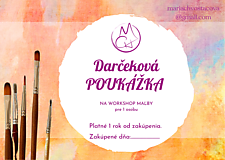 Obrazy - Darčeková poukážka na Workshop krajinomaľby v Banskej Bystrici - 18014005_