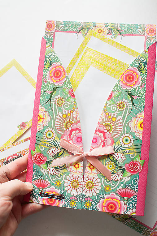 Papier - Listová sada "Catalina Estrada" - 18016503_