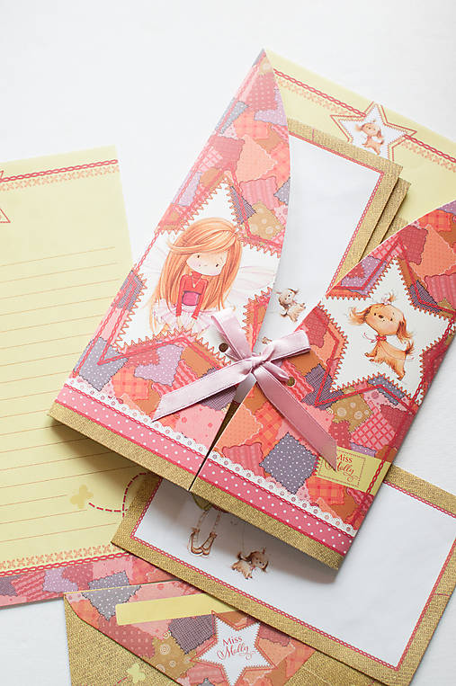 Papier - Listová sada "Miss Molly" - 18016513_