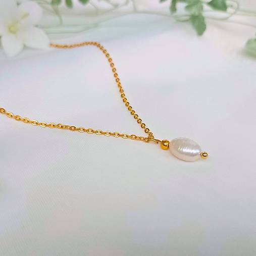 Náhrdelníky - Náhrdelník UNIQUE pearl - 18016616_