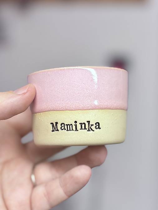 Nádoby - Vlastný text 100ml pohárik - 18016587_