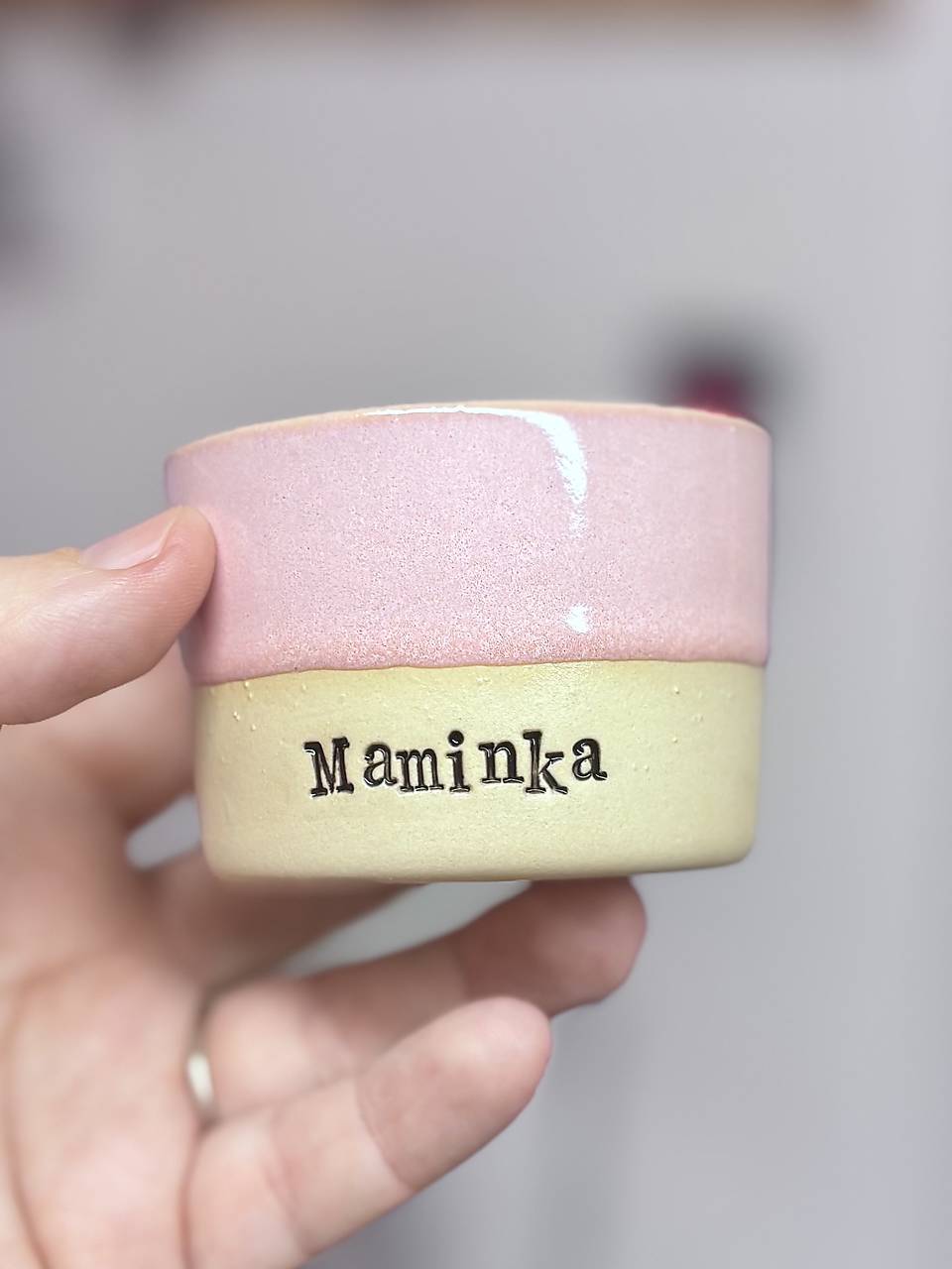 Vlastný text 100ml pohárik