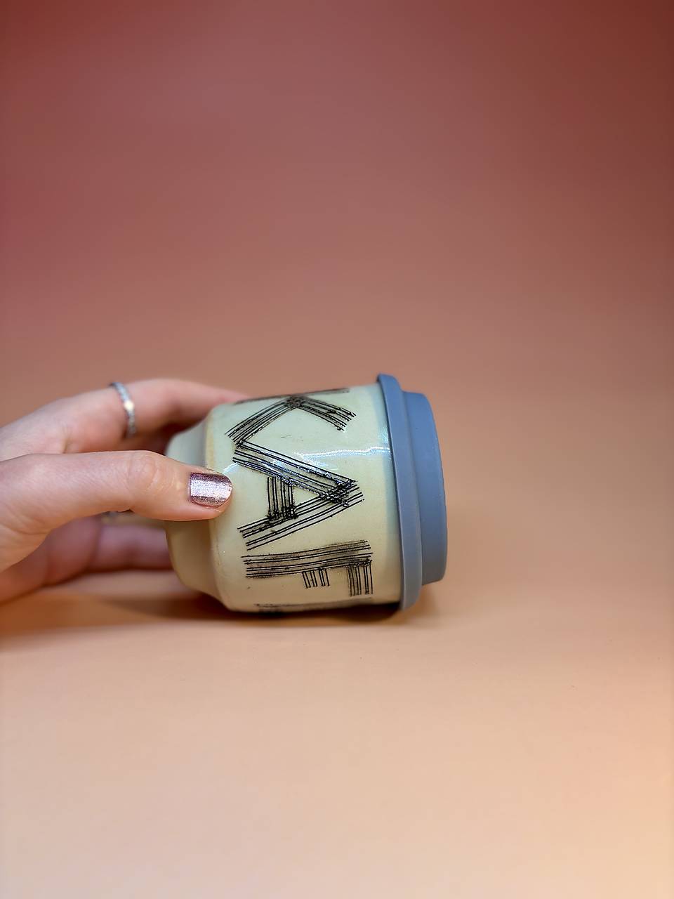 Keramický travel cup KAFE