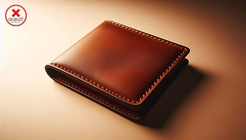 Minimalistická kožená peňaženka