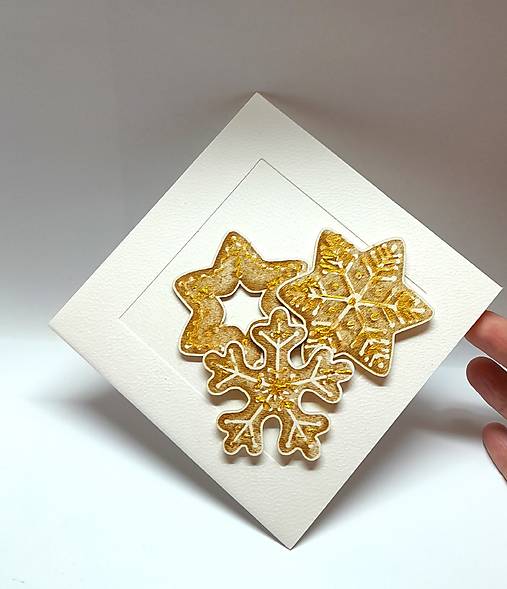 Papiernictvo - Vianočná pohľadnica ... medovníčky (A) - 18018394_