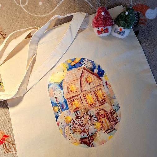 REZERVOVANÁ Kúzlo zimnej noci / autorská taška