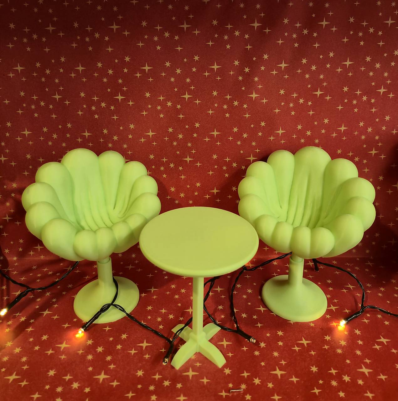 Set nábytku pre bábiky - fosforový