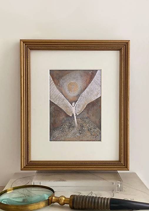 Obrazy - Art print ´Anjel´ 13/18cm - 18018868_