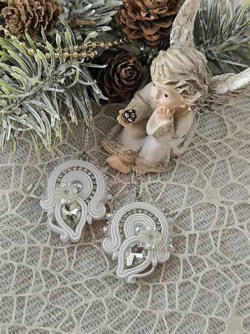 Náušnice - Saša-šujtášové náušnice - 18019633_