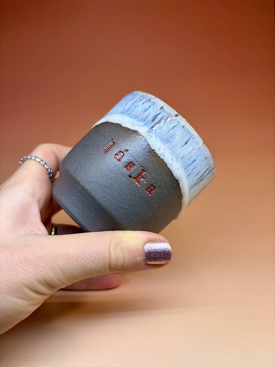 Keramický hrnček na kávu Láska