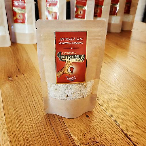 Morská soľ ochutená Leutschauer paprikou – zelená