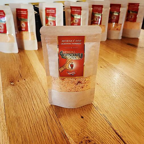 Morská soľ ochutená Leutschauer paprikou – červená