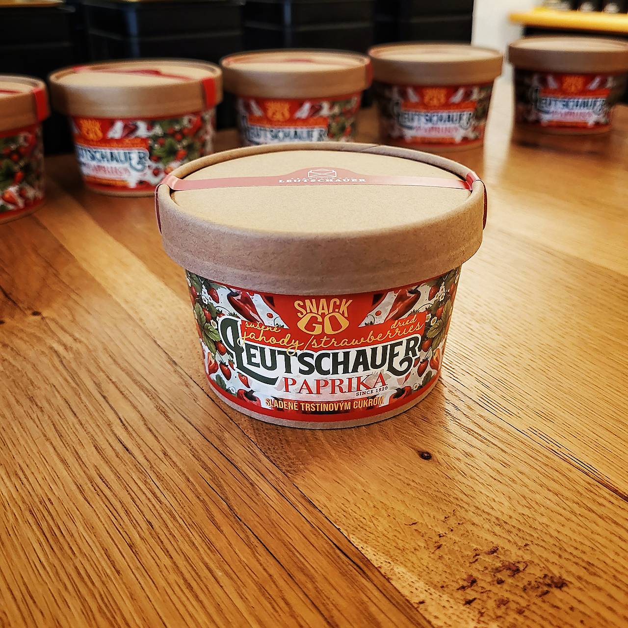 Snack – Sušené jahody – Leutschauer paprika