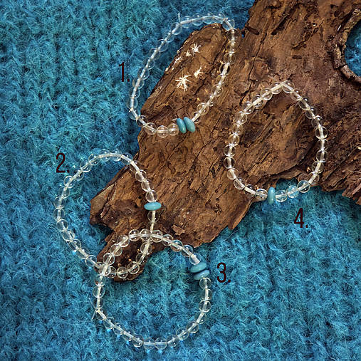 Vločky/ korálkové náramky