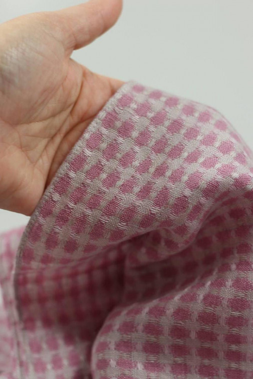 Jemná a hrejivá dámska šatka staroružovej farby zo 100% ľanu