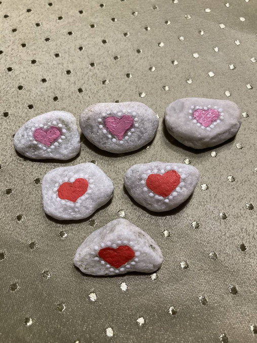 Dekorácie - Miniatúrne kamienky zo ❤️ - 18020962_