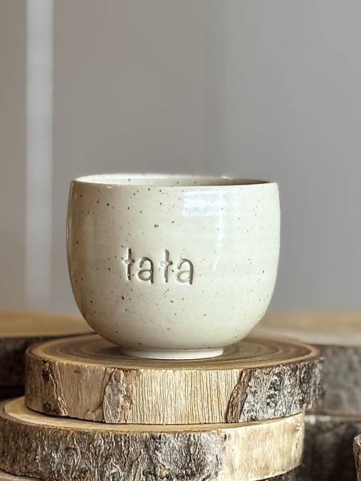 Simple - pohárik lungo tata (150ml, bez uška)